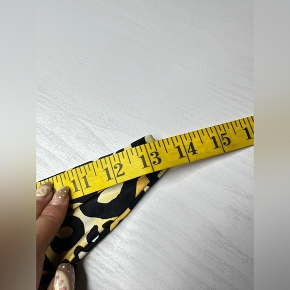 NWOT Bond-Eye Golden Leopard Print Sleek Bikini Bottom Sz XS - Picture 11 of 12